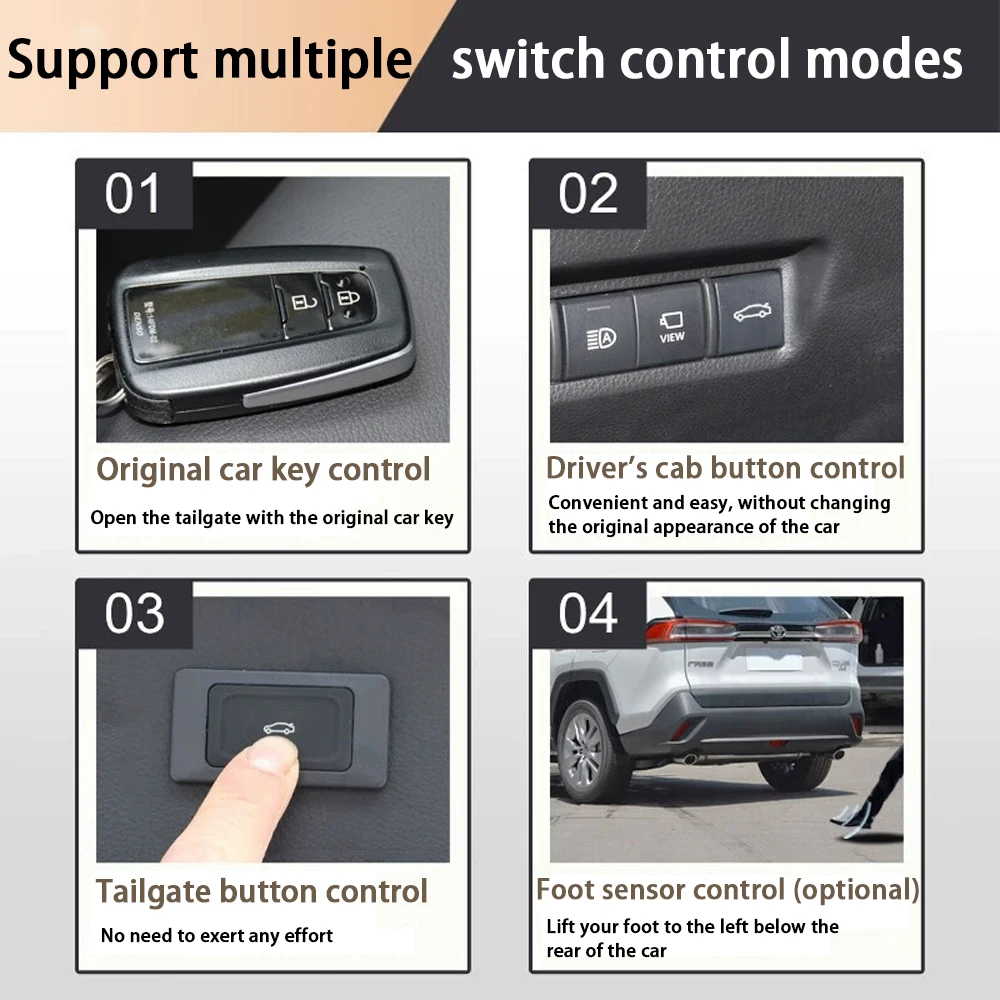 ZJCGO for Kia Grand Carnival Sedona KA4 2014-2025 OEM Electric Automatic Powered Tailgate Power Liftgate System Trunk Lift Kit view 2