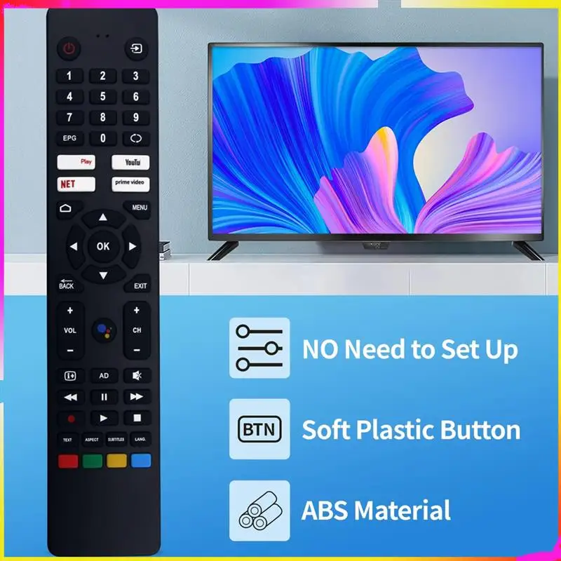 

M04K Replace RC201 Voice Remote Control For Sharp RC201 Smart TV Remote Control