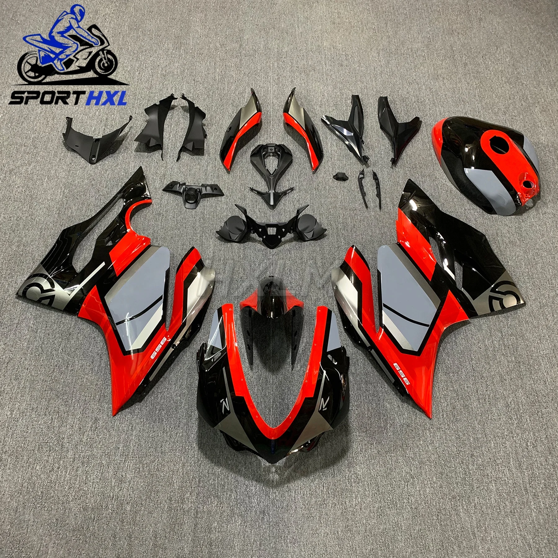 The HOT New ABS Motorcycle Fairings kit Fit For Ducati 899 1199 panigale 1199S 2013 2014 2015 Custom Red White