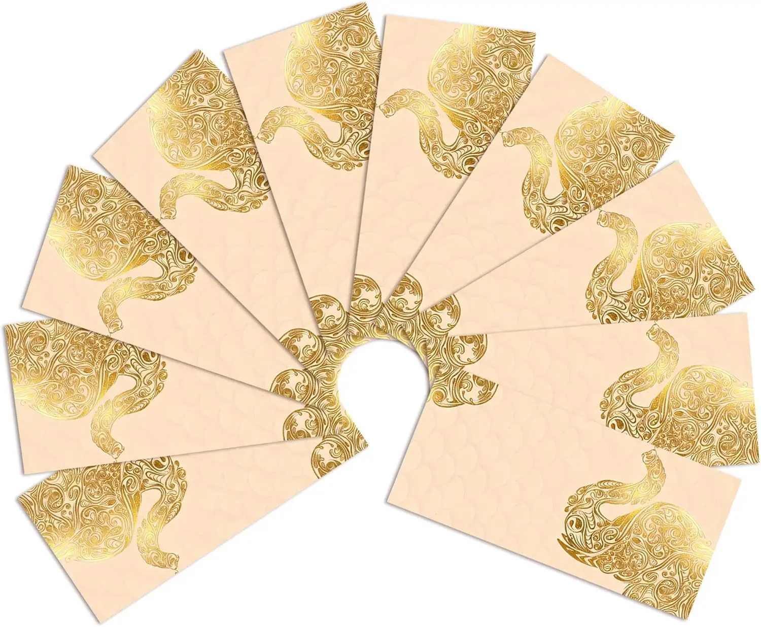 

Конверты для денег Shagun, 7,5 x 3,5 дюйма, розовые, с золотым тиснением, 10 шт., для подарков на День Благодарения, Дивали, Ид, День рождения