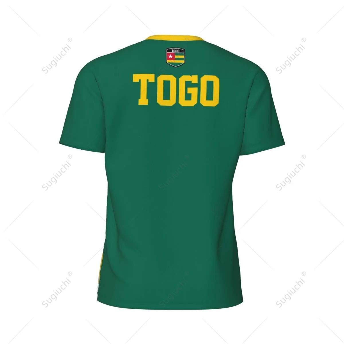 Exclusive design Togo Flag Grain 3D Printed Men For Running Bike Soccer Tennis Fitness Sports tshirt Mesh Fans Short T-shirt