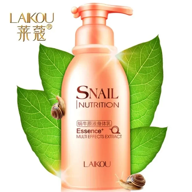 

LAIKOU Snail Moisturizing Body Lotion 250ml Hydrating Nourish Oil Control Body Care Body Fragrant Cream