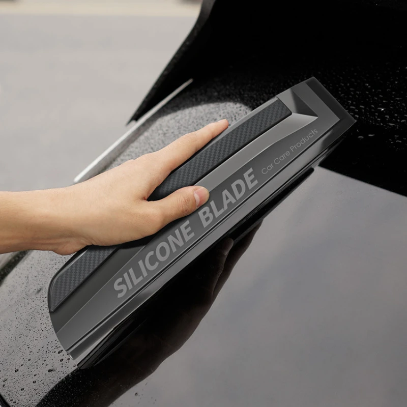 

Soft Silicone Car Window Handy Squeegee Non-Scratch Auto Glass Water Wiper Drying Blade Clean Scraping Cleaner Scraper Tools