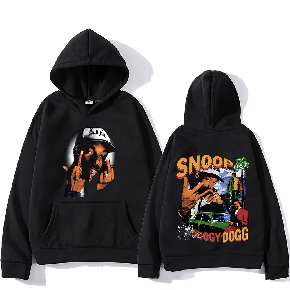 

Hip Hop Snoop Dogg Graphic Printing Hoodie for Autumn/Winter Gothic Sweatshirt With Hooded Fleece Clothes Moletom Men Pullovers