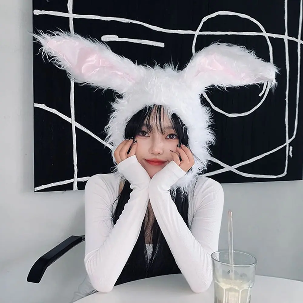 Halloween Cute Costume  Earflap Festival Party  Bunny Hat Rabbit Ear Headgear Cosplay