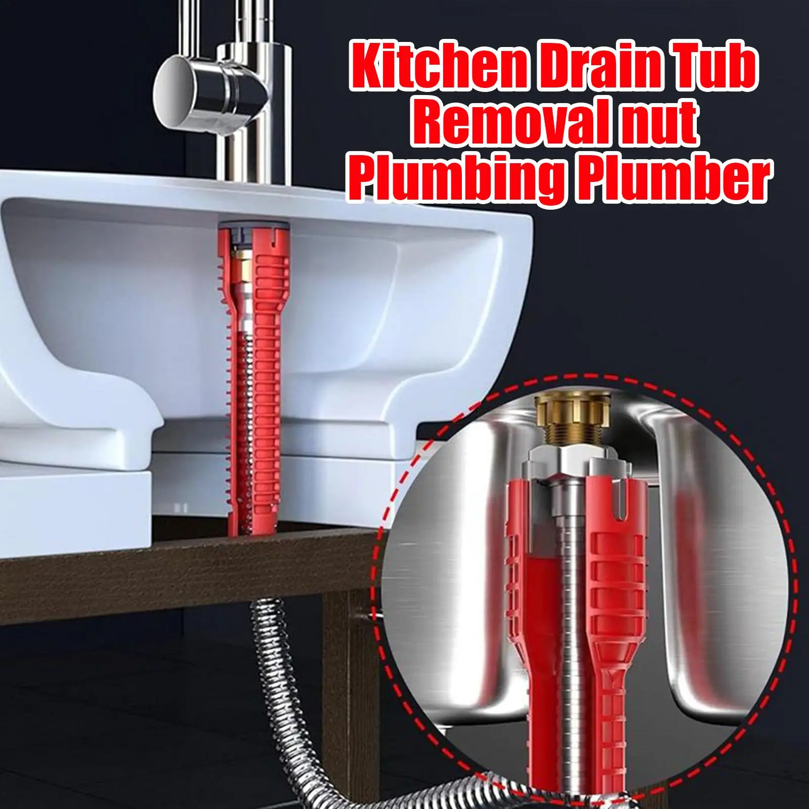 

Faucet Wrench Bathroom Faucet Repair Tool Multifunctional Wrench Kit For Plumbing Shower Bathtub Basin Sink Water Pipe