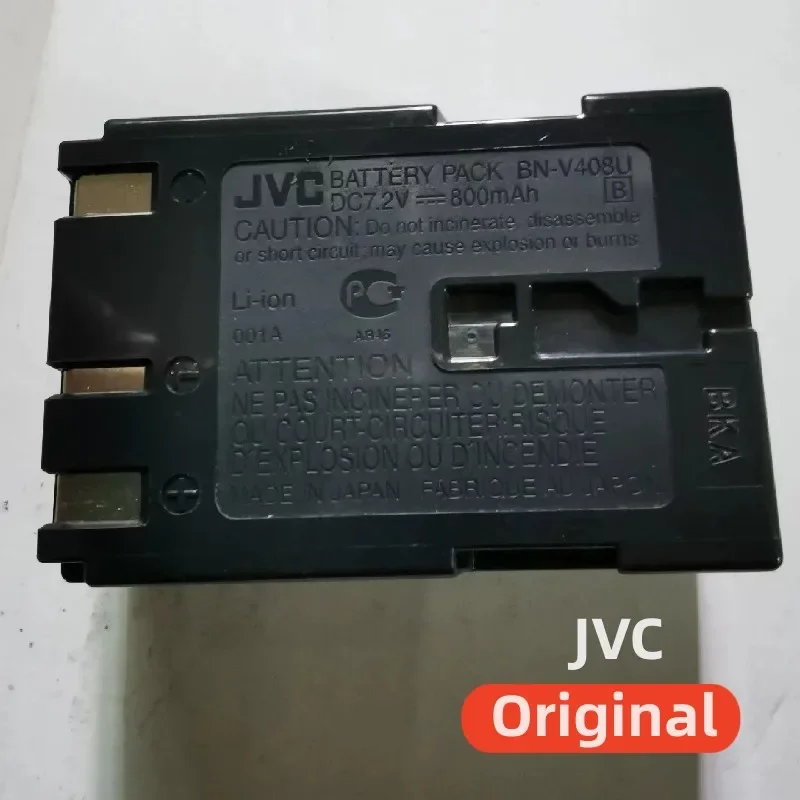 100% Оригинальный аккумулятор 800 мАч для JVC BN-V408U DZ7 HD1 PD1 VF1 DVA10 D43 D50K D51 D53 D74 D90 D91 DV400 DV500 DV700