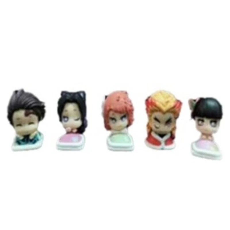 

5cm Demon Slayer 5 Styles Generation 2 Flame Hashira Kyojuro Rengoku, Shinobu Kocho, Tanjiro, Kanao Tsuyuri Anime Figure Model