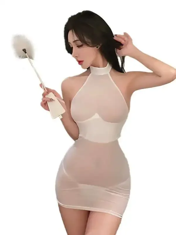 Sexy licou Patchwork femmes robes crayon huile soie pure voir à travers le paquet hanche moulante Micro robes ascenseur bout à bout robe KZIO