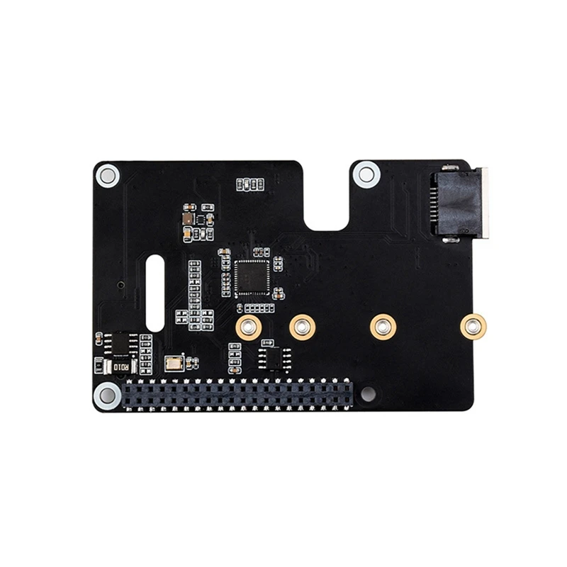 Best Pick Micro-Snow Berry Pi 5 PCLE To Gigabit Ethernet /M.2 Transfer Board HAT+Standard Antioxidant Sinking Gold