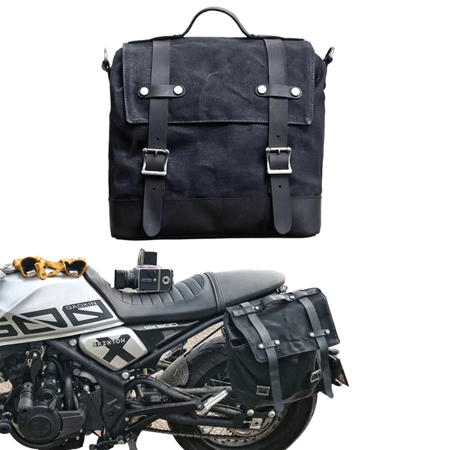 

Для Harley Sportster XL 883 XL 1200, Touring Dyna Softail FL, винтажная мотоциклетная сумка, боковая сумка, сумка для багажа, хвостовая сумка