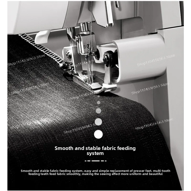 14HD854 Household Serger Sewing Machine – 2/3/4 Thread Overlock Machine Heavy-Duty Edge Stitching Machine