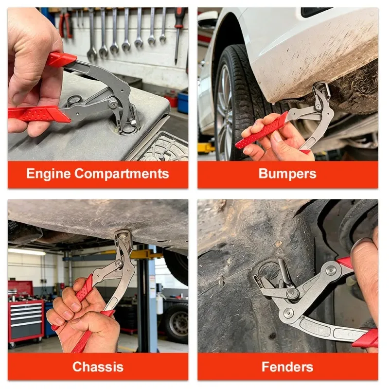 Universelle Auto-Clipzange Türverkleidungs-Befestigungswerkzeug Armaturenbrett-Innenverkleidungs-Nagelentferner Spezialzange für Autoreparatur – Detail 8