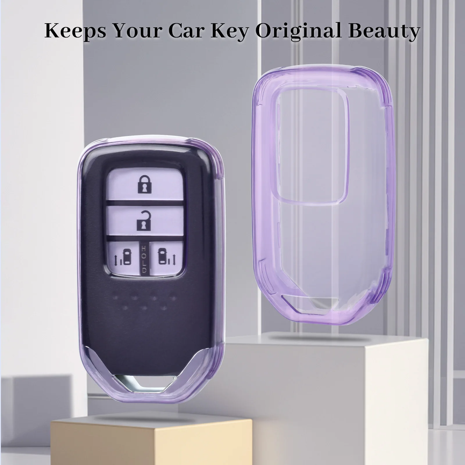 Key Case Cover For Honda CR-V 2023 Civic (11th Generation), Accord, Vezel/Bin Zhi, Lingpai/Envix, Breeze/Haoying XR-V Crown