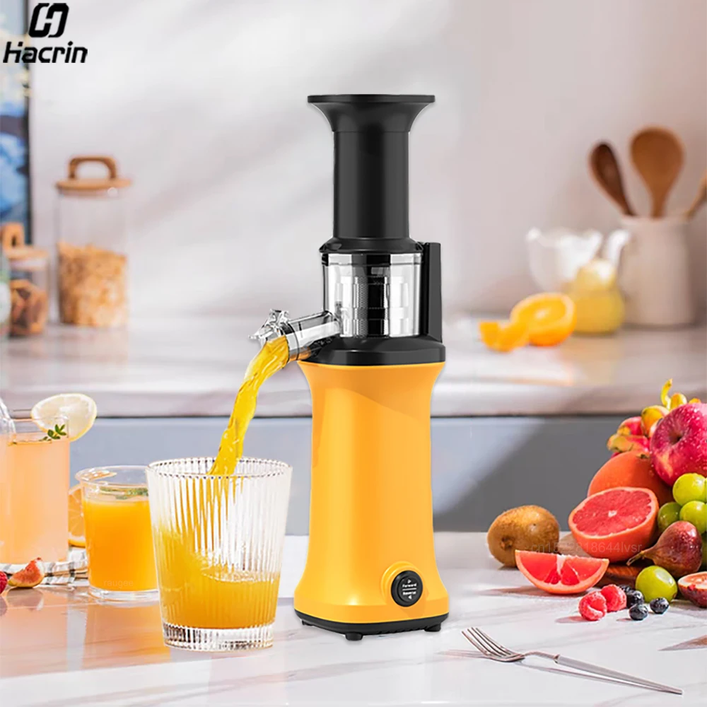 Portable Slow Juicer Cold Press Juicer Machine Fruit Vegetables Juice Extractor Slow Masticating Juicer Slow Cold Press Juicer