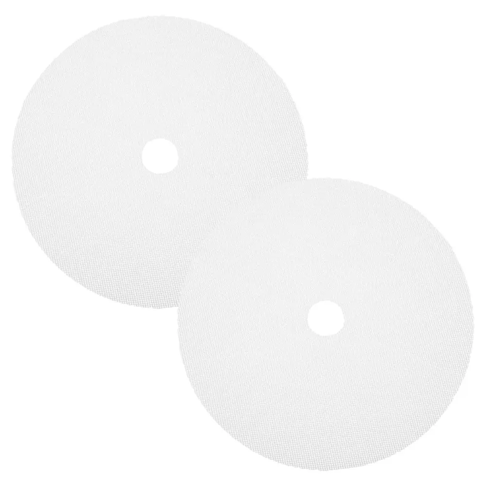 

2pcs 33cm Drying Pads Silicone Dehydrator Sheets Round Fruit Vegetable Dehydrator Mats Kitchen Home Reusable Food Sheets