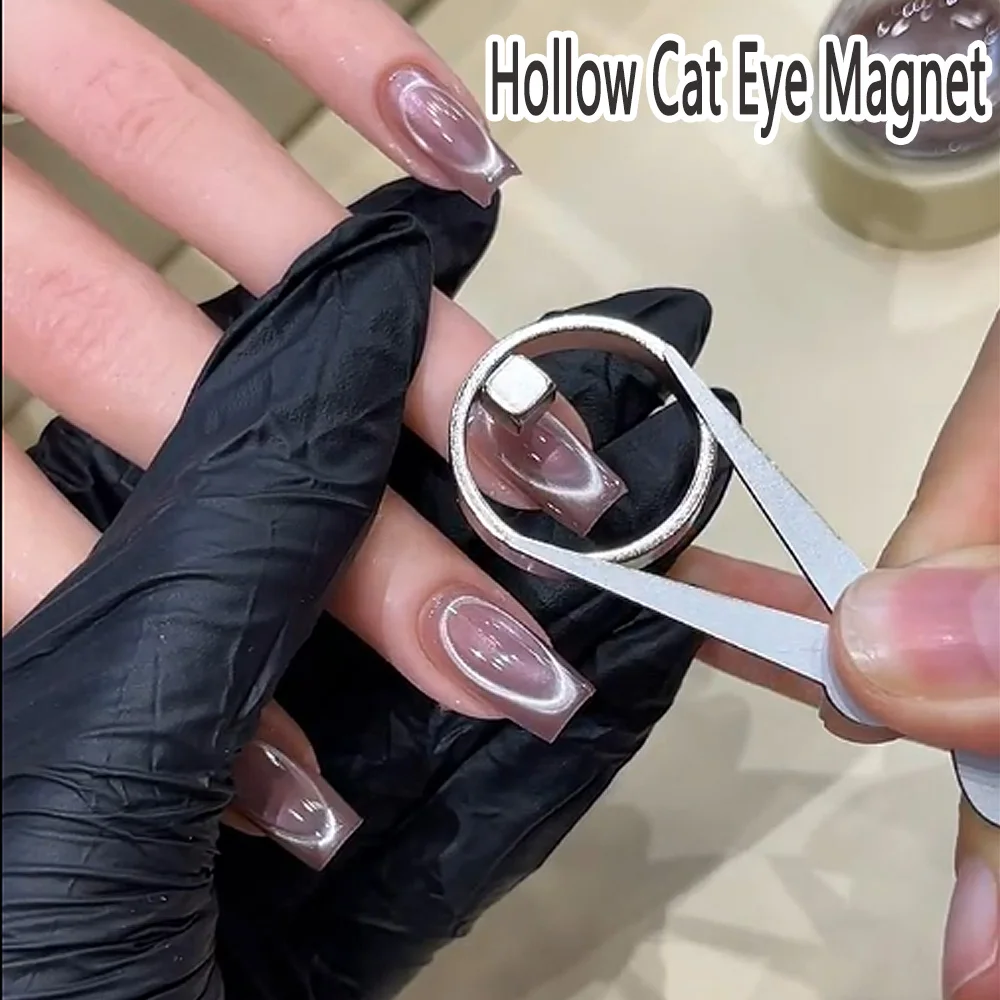 1 unidade Ímã Profissional em Formato de Anel Oco para Efeito Olho de Gato em Nail Art, para Esmalte em Gel Olho de Gato, Ferramenta Magnética Forte p