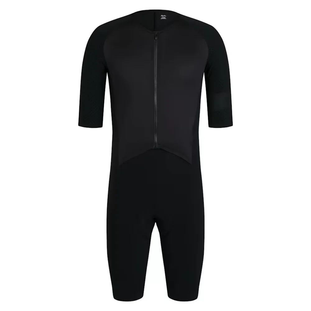 Men skinsuit Men's Cycling Set, Breathable Quick-Drying Long-Sleeve Shorts, One-Piece Cycling Suit, Road Bike Jersey