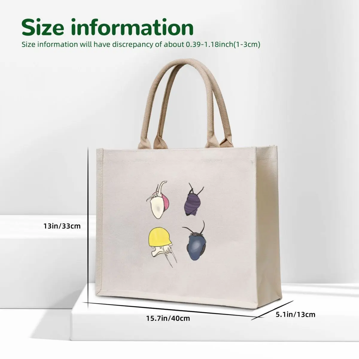 Mystery Snails Tote Bag woman shopping bag Big bag women custom tote