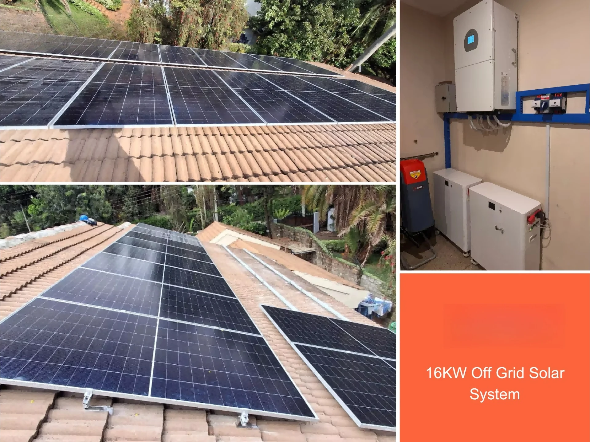 ألواح MPPT الشمسية الكاملة 550 وات 30 كيلو وات في الساعة 10 كيلو وات ليثيوم أيون خارج الشبكة نظام طاقة الطاقة المنزلي