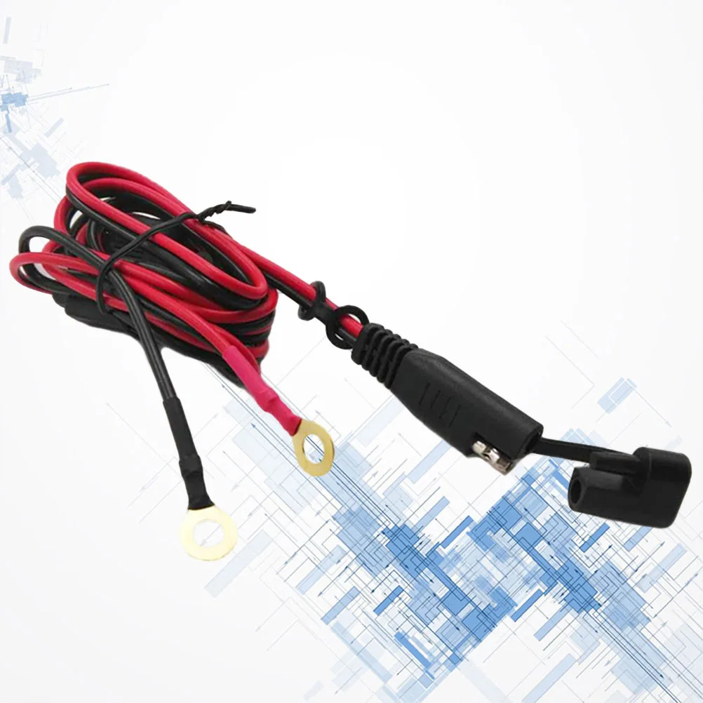 

Sae to Round Terminal Motorcycle Circuit Power Line Solar Panel Extension Cable Durable Flexible Weather Resistant