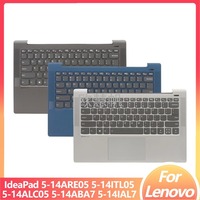 M US Keyboard for Lenovo IdeaPad 5-14ARE05 5-14ITL05 5-14ALC05 5-14ABA7 5-14IAL7 Palmrest Upper Cover Topcase with Backlit