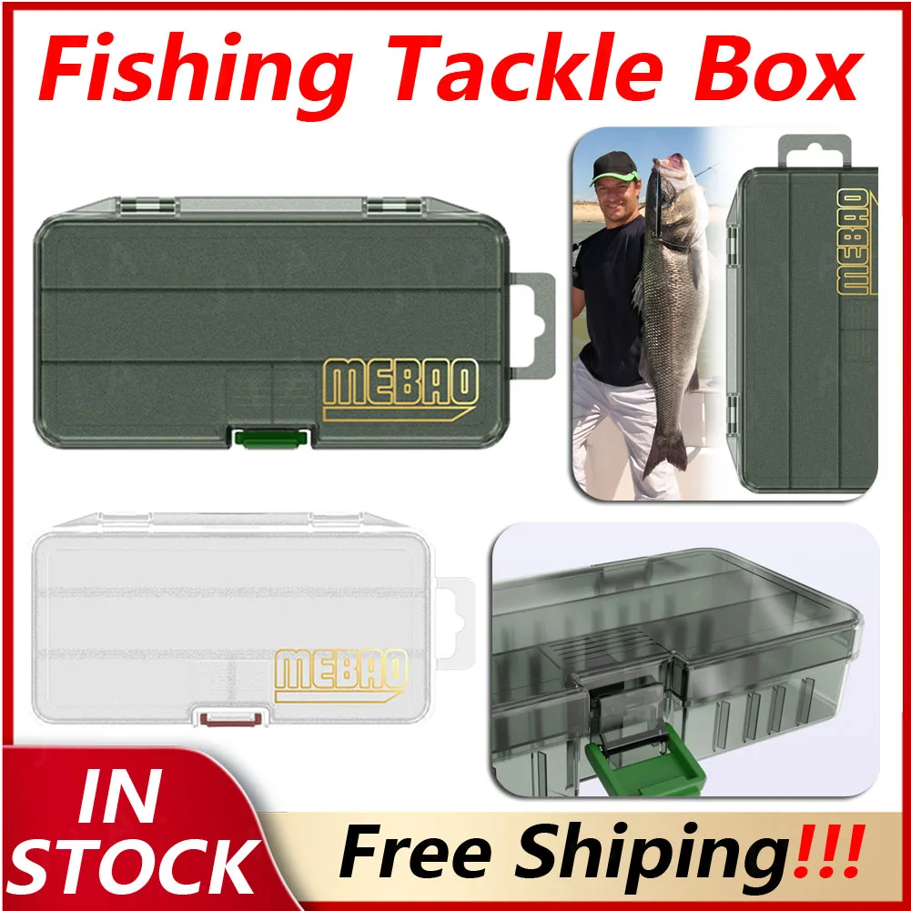 Shrimp Fishing Box Fishing Accessories Box Squid Jig Box Tackle Double Side Folio Storage Trays  Portable Plastic Case for Fish