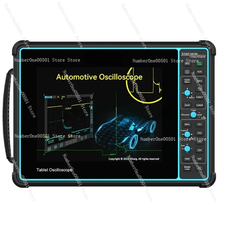 

Автомобильный планшетный осциллограф 8" TFT LCD SATO1004, портативный диагностический анализатор зажигания, 100 МГц, 4 канала, сенсорный экран ATO1104