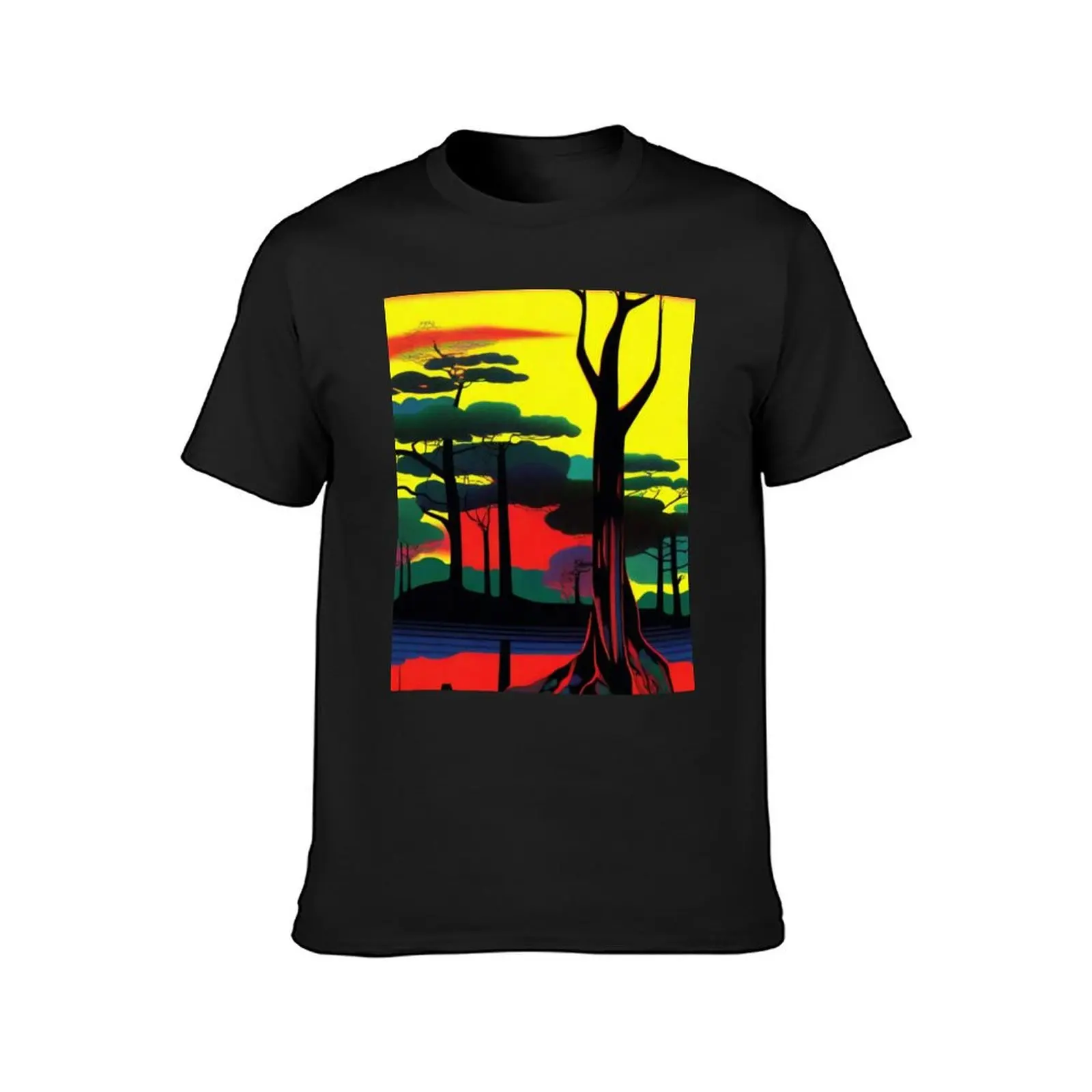 Eyvind Earle T-Shirt animal prinfor boys blanks shirts graphic tees mens t shirts casual stylish