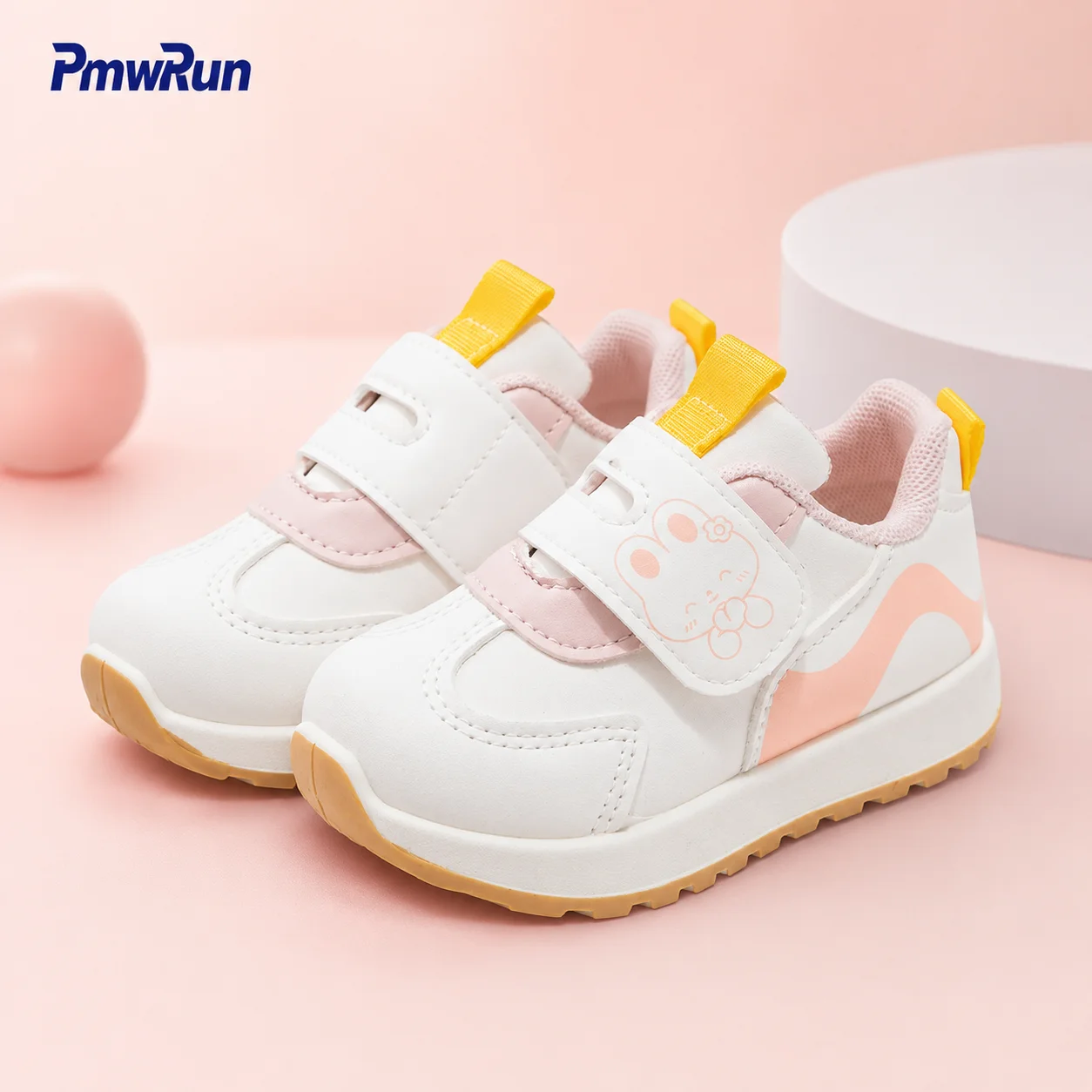 

PU Leather Sport Shoes For Children 2026 Trend Fashion Kid's Sneakers Ergonomics Anti-slippery Boy's Girl's Running Footwear