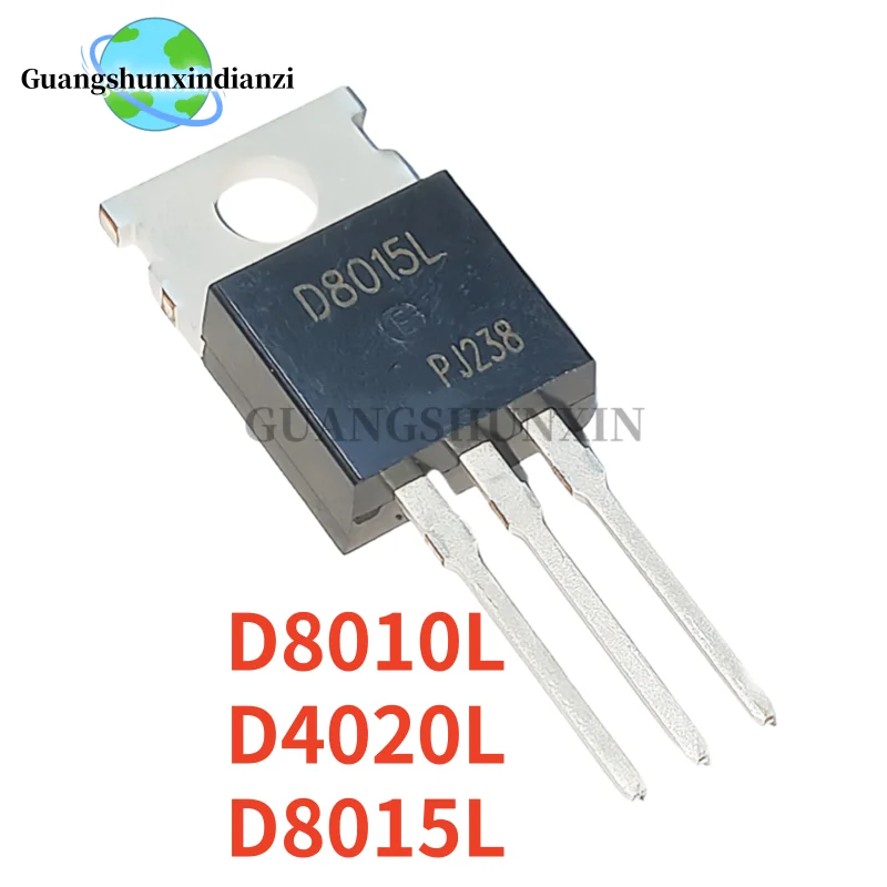 10PCS NEW D8015L D8015 D8010L D8010 D4020L D4020 TO-220 Silicon Controlled Rectifier Transistor  In Stock