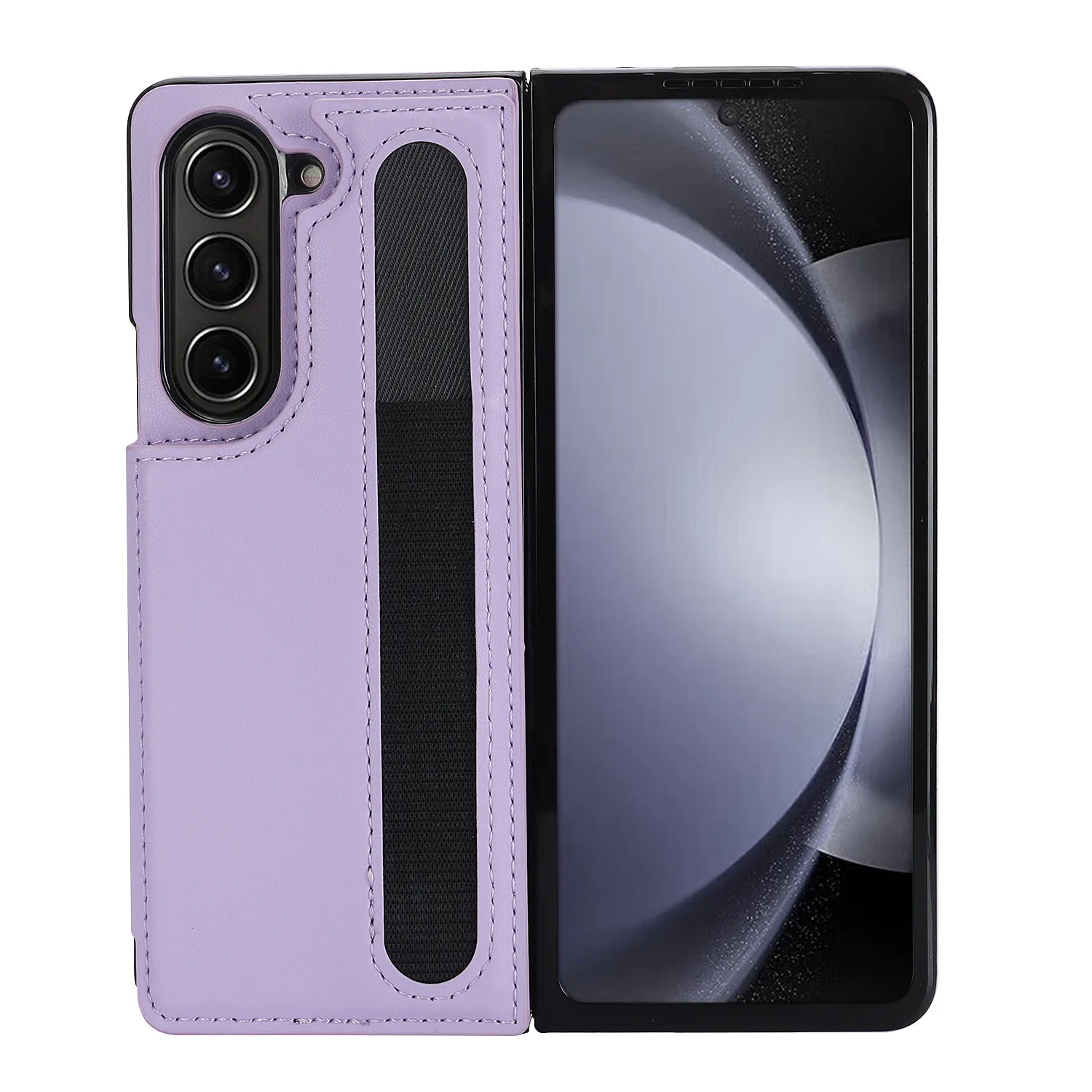 Wallet Case for Samsung Galaxy Z Fold 5, Flip PU Leather Phone Cover with S Pen Holder 2 Card Slot and Magnetic Closure Stand