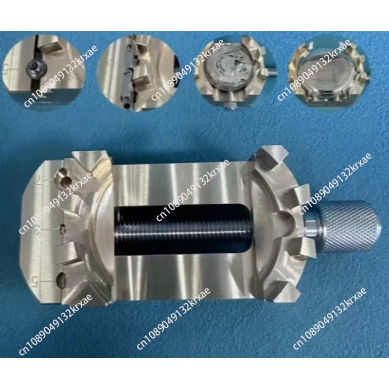 Watchmaker Repair Tools Pure Brass Bench Vise Clamps Crowns Straps Clamps Watch Movements and Backs Can Be Used in Bench Drills