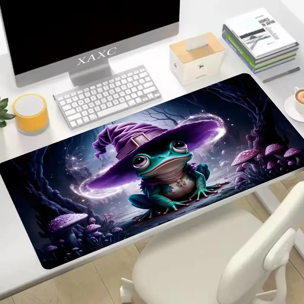 XAXC Play mat, party play mat, frog wizard themed anime desk mat, desktop accessory, mouse pad Gamer Mousepad