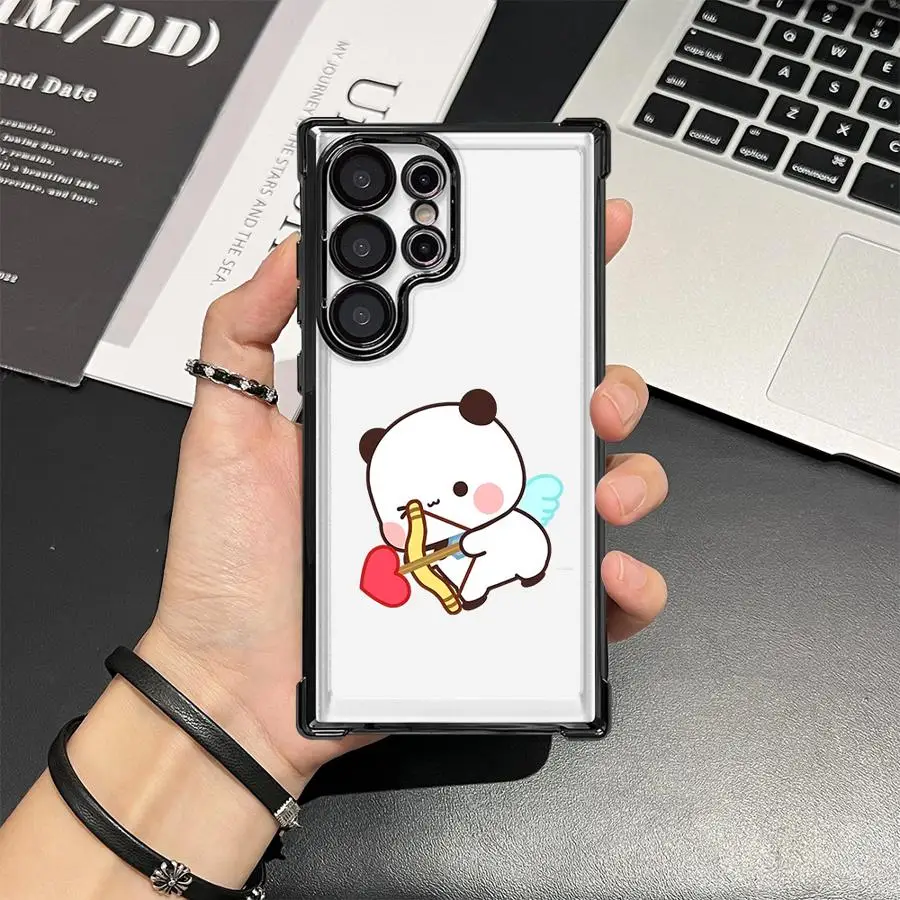 Cartoon Cute Bubu Dudu Phone Cover Case for Samsung Galaxy S26 S24 S20 FE S21 Plus S22 Ultra S25 Edge S23