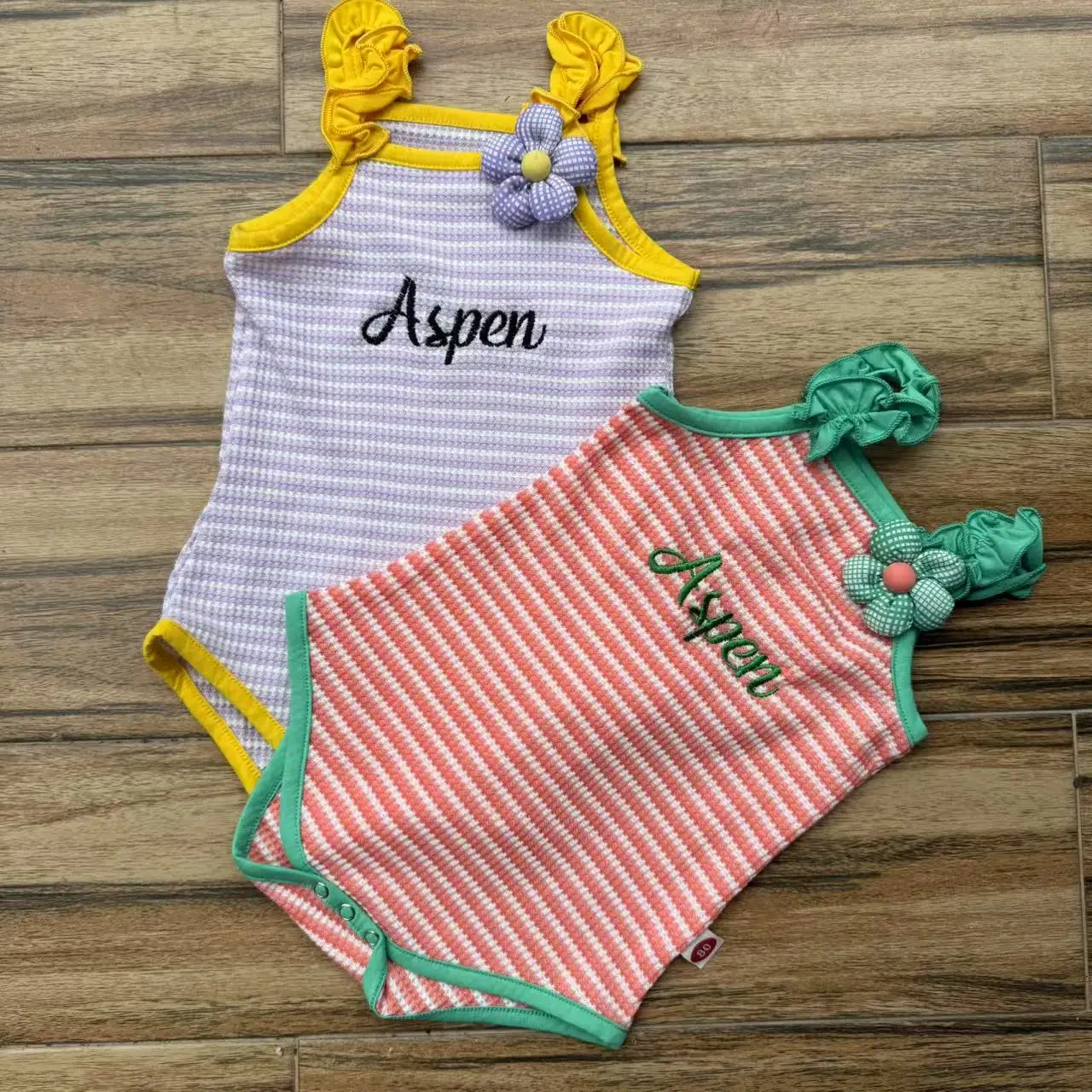 

New Personalized Baby Romper Custom Embroidered Name Monogram Baby Outfit Baby Shower Personalized Baby Girl Outfit