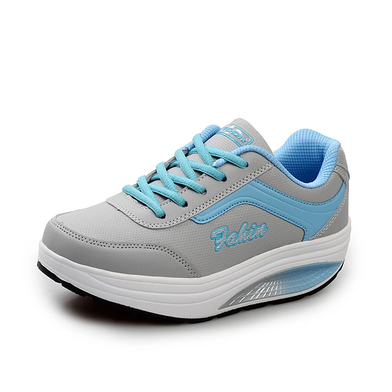 Outdoor Fashion Travel Sports Net Cloth Shake Women's Shoes One-Piece Hair Generation Sponge Cake Shoes Women's Single Shoes