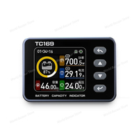 TC169 Color Screen Coulomb Meter Power Display Mobile Power Supply Stacker Lithium Iron Phosphate Battery Capacity Test Table