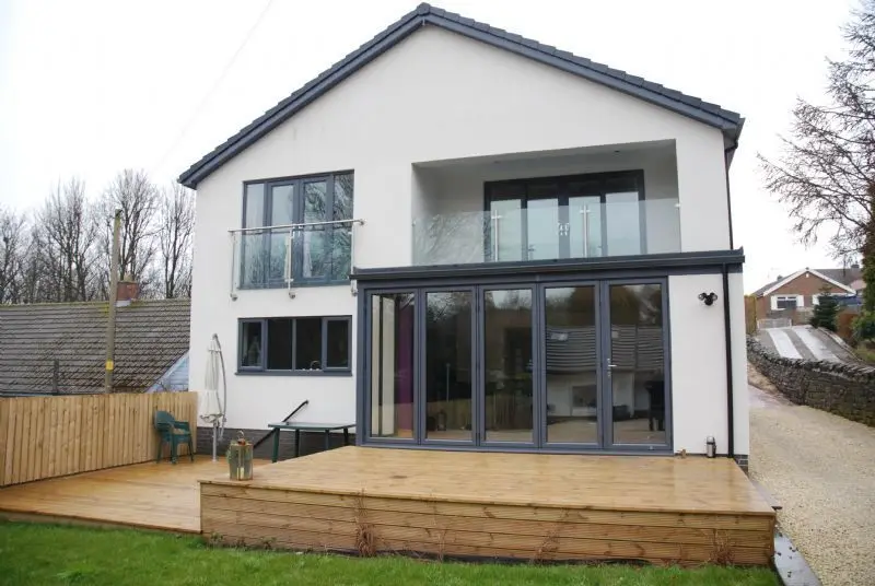 

Терморазрыв, алюминиевая складная дверь для комнаты, жилой балкон, двойная остекленная би-складная дверь, украшение, теплоизоляционная система