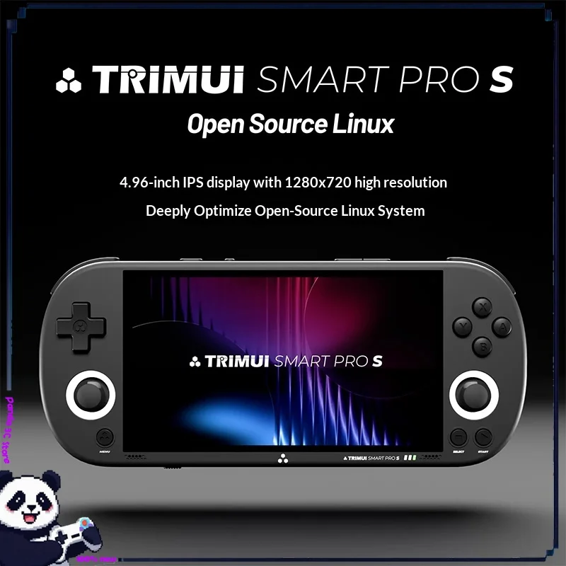TRIMUI SMART PRO S Retro Game Console Open Source Palm Phone Childhood PSP Nostalgic NDS Simulation GBA Classic TSP Same Version