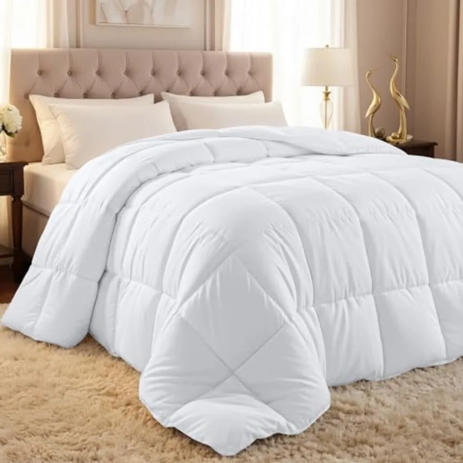 

Одеяло-вкладыш Comforter Duvet Insert с угловыми вставками, пуховое, белое, размер S