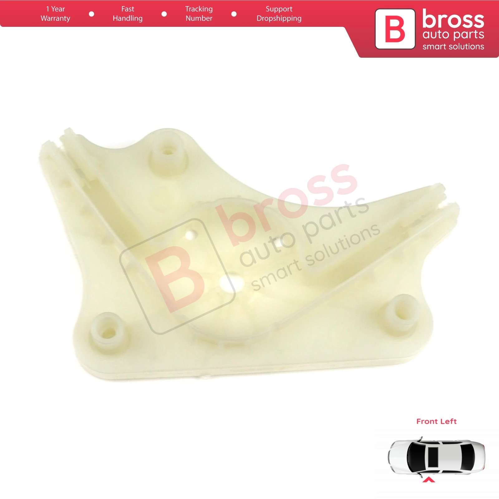 Bross Auto Parts BWR5304 Window Regulator Wheel House Cover Front Left 2117200146 for Mercedes E Class W211 Made in Turkey