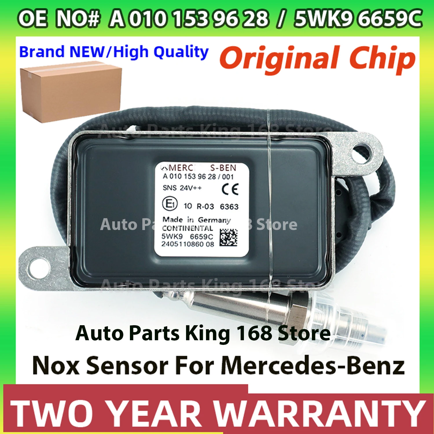 5WK96659C A0101539628 Nuovo sensore NOx di ossido di azoto originale per Mercedes-Benz
