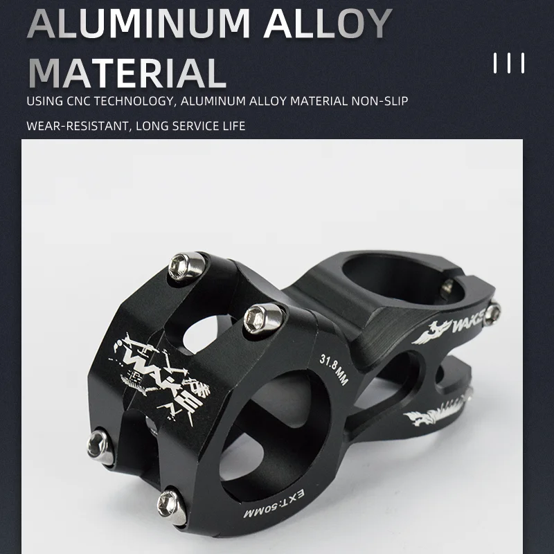 ويك MTB المقود قوة الدراجة الجذعية سبائك الألومنيوم خفيفة عالية القوة دراجة قصيرة الملحقات لركوب الدراجات BMX