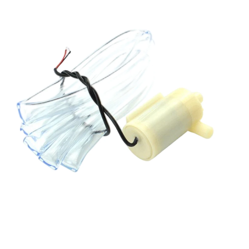Submersible Water Pump DC3-6V IP68 Waterproof 0.4-2W 80-100L/H 25-45cm Lift for Fish Tank DIY Watering System with Water Pipe