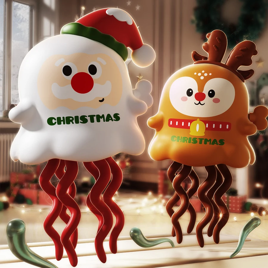 Small Size Christmas Magic Dancing Toys Twist Clockwork Slide Unzip Children's Interactive Toys Cute Dancing Gifts for Childen