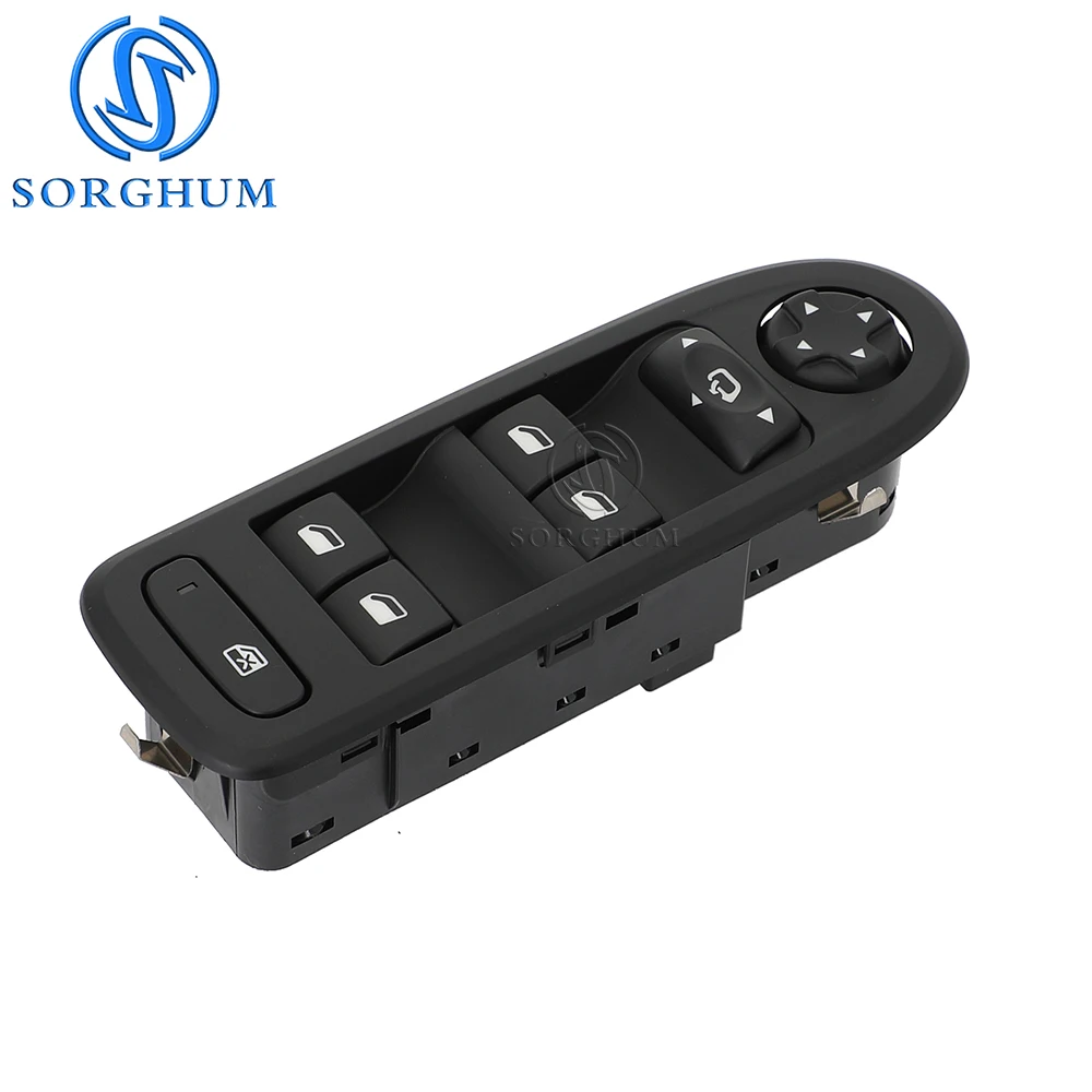 SORGHUM Electric Fold Power Window Master Control Switch For Peugeot 208 308 2008 4B7 408（2009-2013) 98060866ZE 96666289ZE