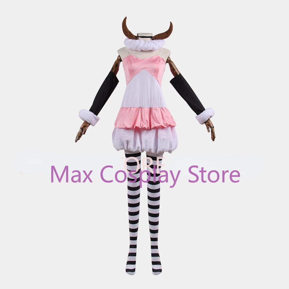 Max Unisex Anime Cos Lucy Heartfilia Aries Cosplay Costumes Outfit Halloween Christmas Uniform Custom Size Clothes YW