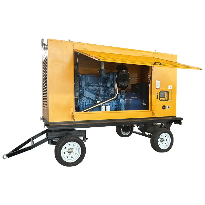 10kVA Three Phase Industrial Generator Set Diesel Power Generator with Heavy Duty Alternator for Factory Mining