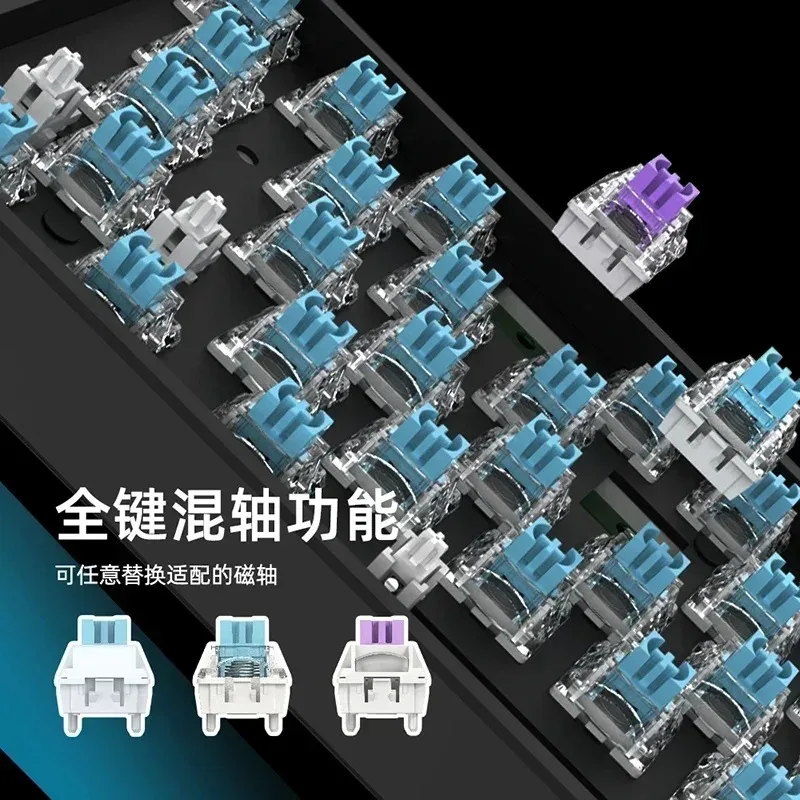 IROK Mars68 PRO Магнитный переключатель для киберспорта, игровая RGB беспроводная механическая клавиатура, длинная батарея, пользовательские игровые аксессуары с горячей заменой